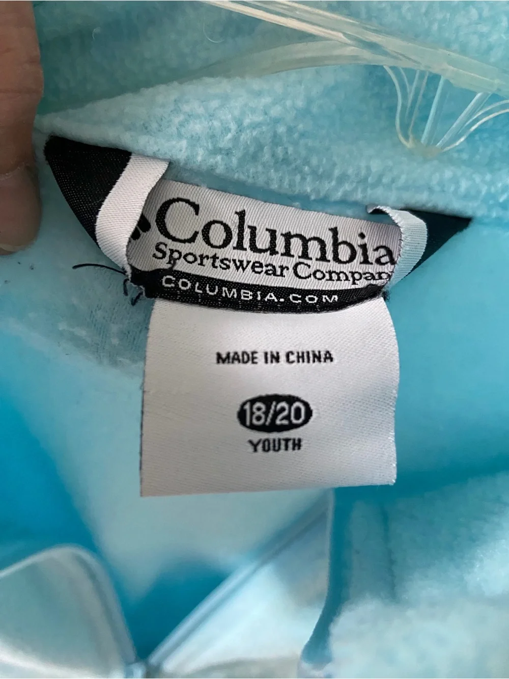 Columbia Youth Sky Blue Fleece Jacket